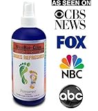 Shoe Deodorant Spray. Mega Size, 12 FL OZ, 3-4 Larger Than Most Other Brands. Better Than Messy Powders, Will Not Stain Your Fine Leather Shoes! Natural, Fresh Peppermint Scent. By WhooHoo-Clean, Trusted By Professionals And Customers.