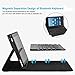 Fire HD 10 Keyboard Case(7th Generation,2017) iThrough Wireless Bluetooth Keyboard for All-New Fire HD 10, Magnetically Detachable Bluetooth V3.0 Keyboard with Slim Light Stand Cover Shell (Black)