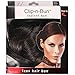 Mia Clip-n-Bun Synthetic Wig Hair Hair Accessory Bun Maker for Dress Up, Quick Hair Style, Church - Dark Brown