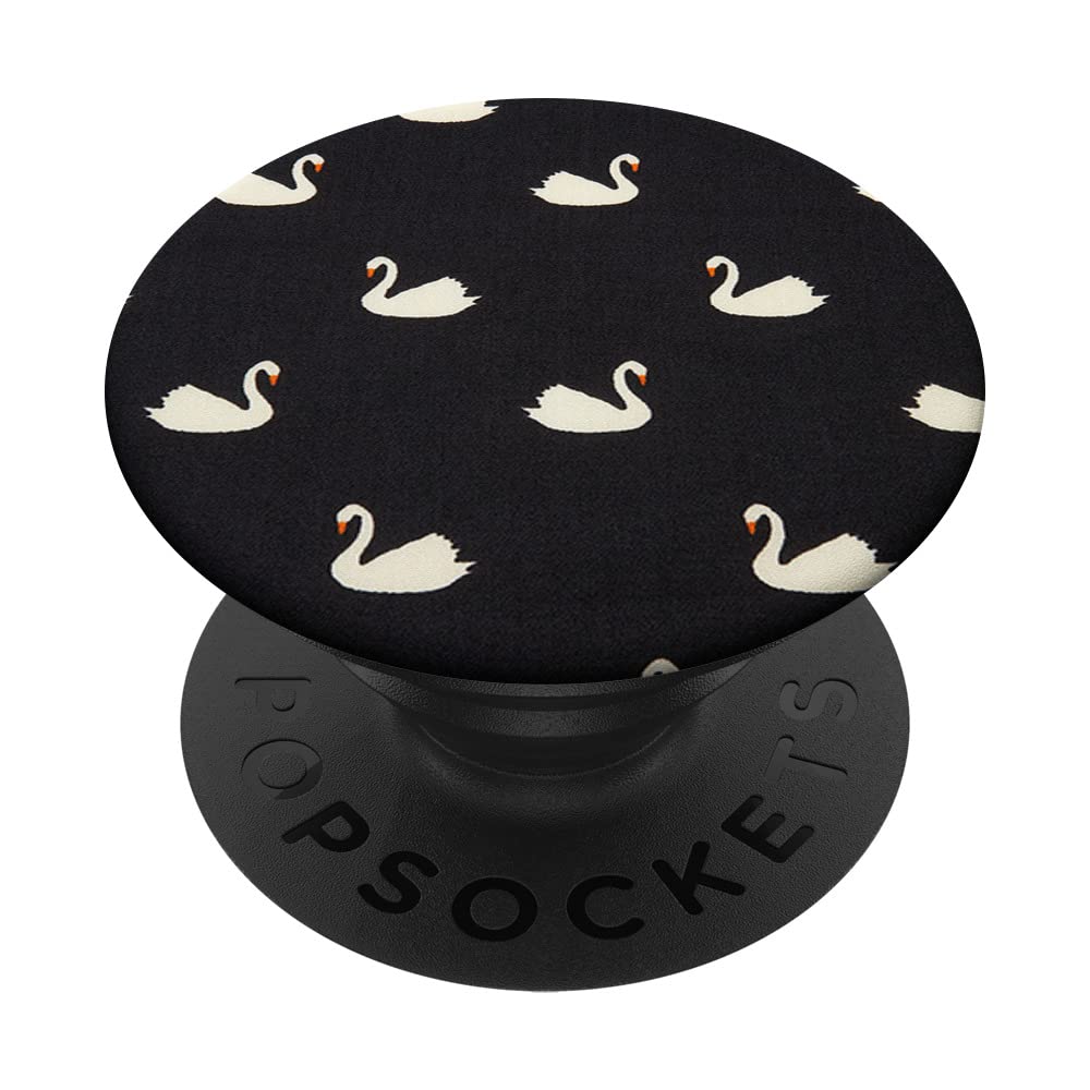 Pop Sockets Grip Stand White Swans PopSockets Swappable PopGrip