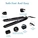 Flat Iron, Flat Irons , Hair Straightener with 1 inch 3D Floating Plate & Elasticity Cool Tip
