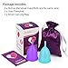 Bodybay Menstrual Cup with Super Guarantee,Set of 2 with FDA Registered,Feminine Alternative Protection to Cloth Sanitary Napkins- Post Childbirth Large Size