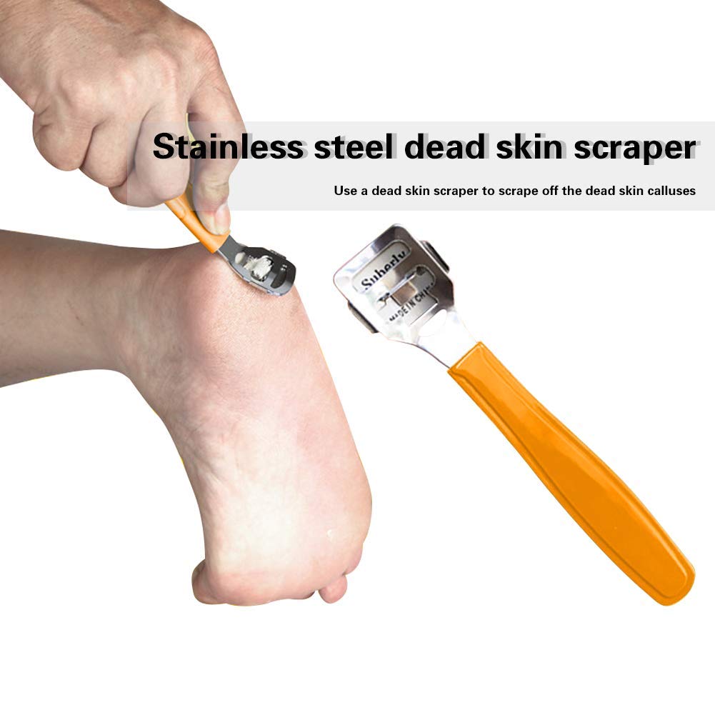 Pedicure Kit Professional Tools 22 in 1, MOLYHUA Foot Care Pedicure Set Stainless Steel Foot Rasp Foot Dead Skin Remover Pedicure Kit professional products for Men/Women : Beauty