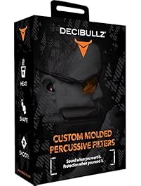 Decibullz - Custom Molded Percussive Filters, Top Rated Custom Molded Hearing Protection