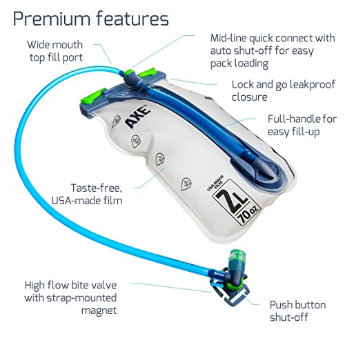 Universal Hydration Pack Bladder Replacement for Backpacks Mazama