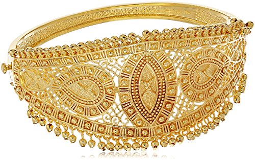 18k yellow gold over fine silver plated bronze indian e…