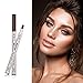AsaVea Tattoo Eyebrow Pen Waterproof Ink Gel Tint with Four Tips, Long Lasting Smudge-Proof Natural Hair-Like Defined Brows All Day (Brown)