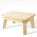 HOUCHICS Wooden One Step Stool for
