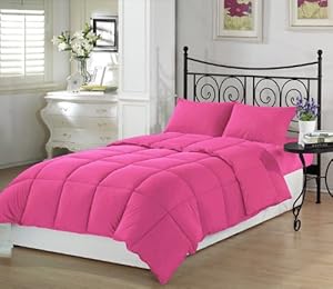 Amazon.com: Pink Premium XL Twin Comforter Set, Twin Extra