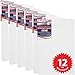 U.S. Art Supply 24 x 30 inch Stretched Canvas 12-Ounce Triple Primed, 6-Pack - Professional Artist Quality White Blank 3/4