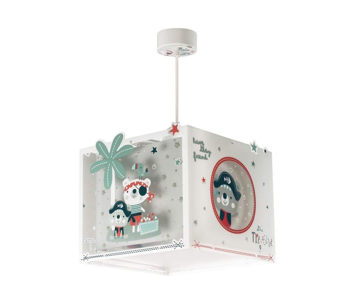 Dalber Children's Pendant Lamp Pirates The Pirates Animals (74552), E27