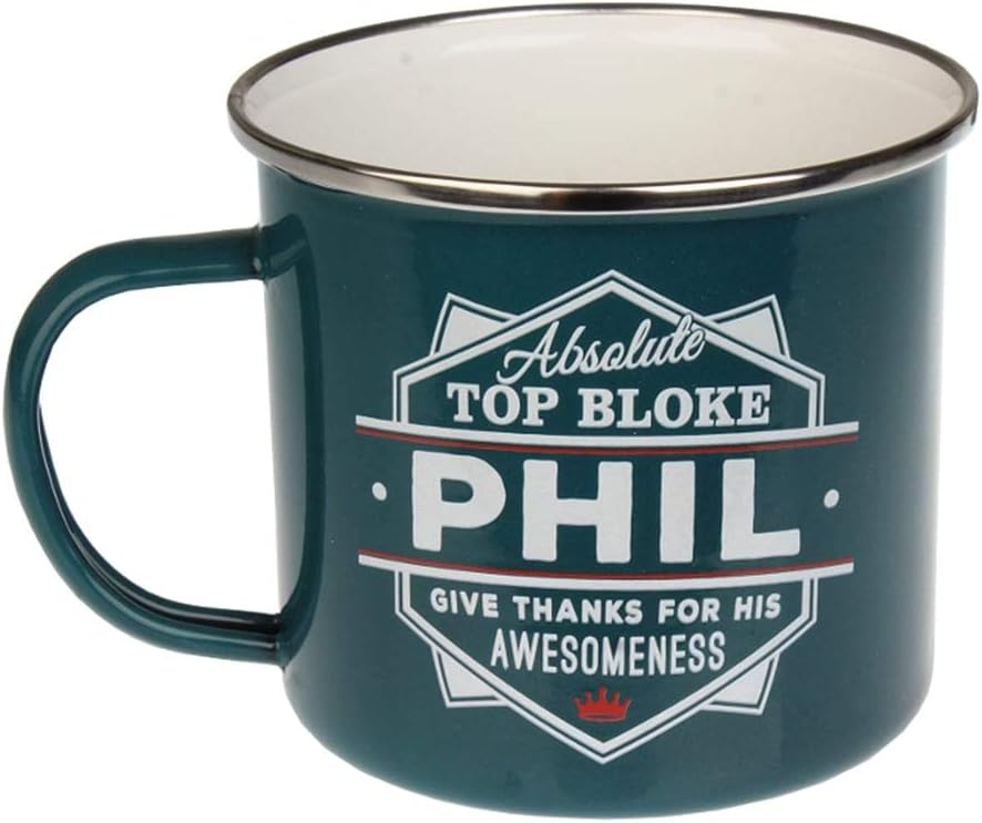 Enamel Personalised Name Mug (Phil)