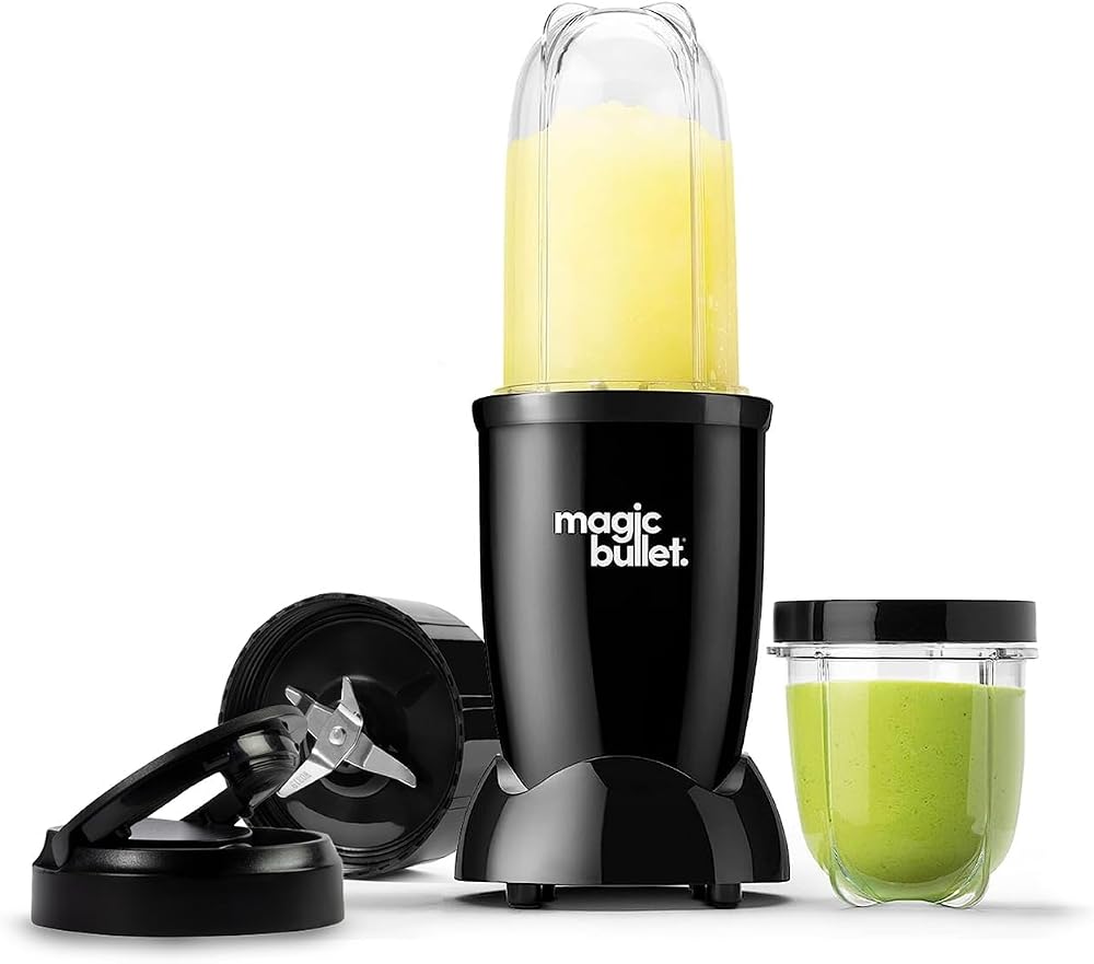 NutriBullet Magic Bullet 7pc Set Black 10000 RPM Powerful Blender