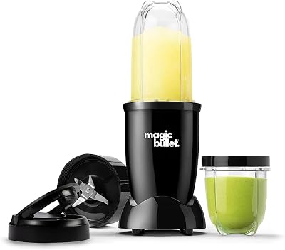 NutriBullet Magic Bullet 7pc Set Black 10000 RPM Powerful Blender