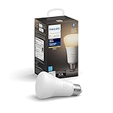Philips Hue White A19 Single LED Bulb Works with