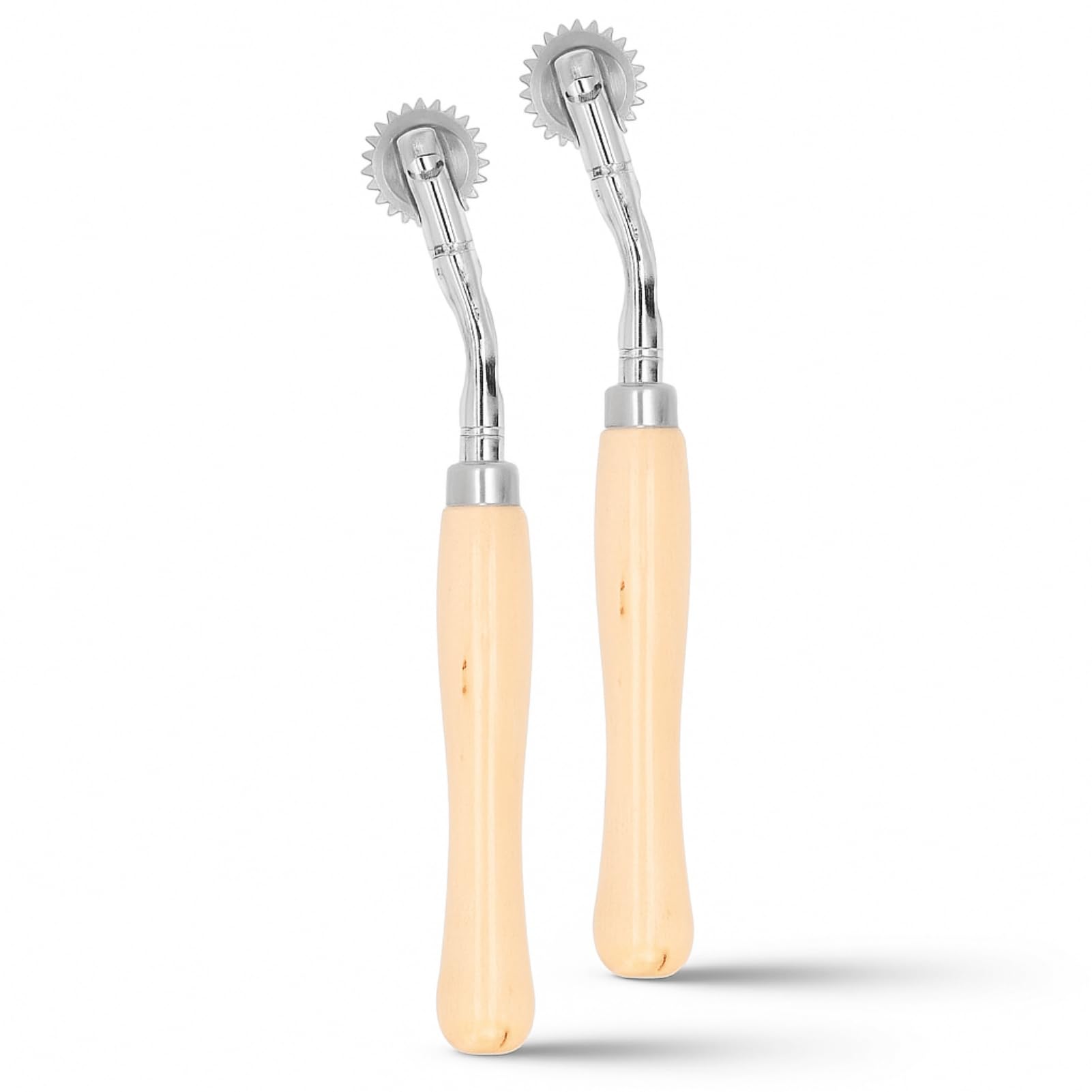 Oumefar 2PCS Tracing Wheel, Sewing Wheel Marker, Strong Clamping Force DIY Tracing Wheel Sewing Perforator Tool Paper Perforator with Stainless Steel Roller for Cloth Paper