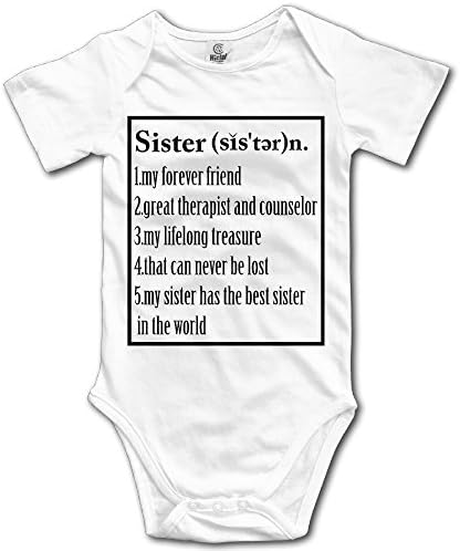 JGHJOQ Sister Definition Funny Newborn Clothes