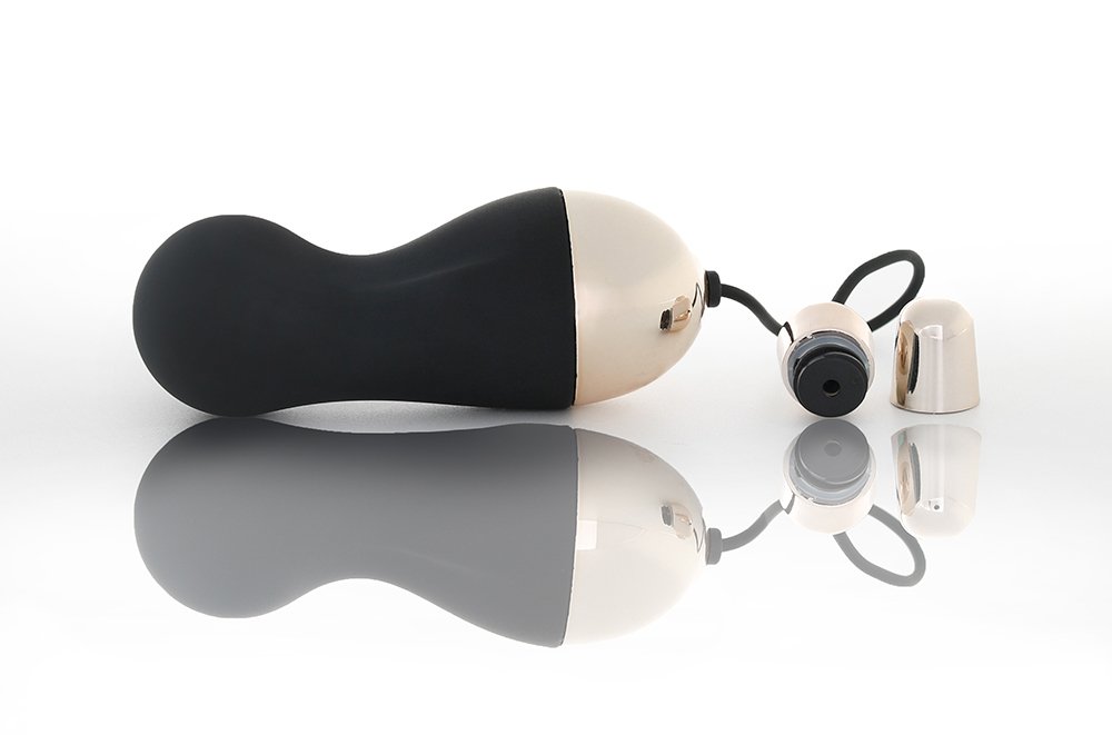 Badboy Wireless Remote Control Beads Egg Vibrator Black Silicone G-spot Vibrating Bullet Viberate for Women Couple Rechargeable&Waterproof