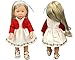XADP Different Style Doll Clothes Outfits Baby Doll Clothes For 14-16 Inch American Girl Dolls,Set of 5