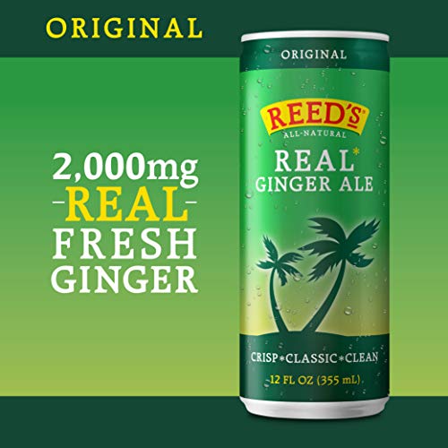 Reed's Real Ginger Ale, AllNatural Classic Ginger Ale Made with Real