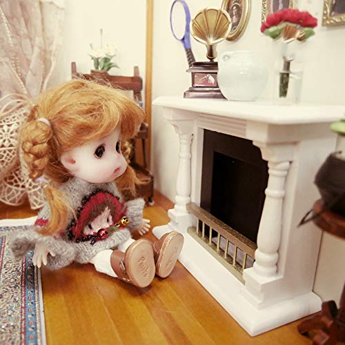 TOOGOO Puppenhaus Zubeh?R 1/12 Spielzeug Holz Kamin Dekoration Miniatur M?Bel – Bild 7