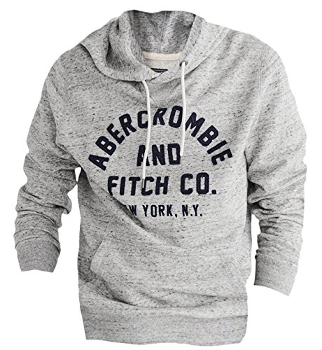 Abercrombie men s graphic applique pullover hoodie (l, …