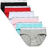 KAYIZU Women's Underwear Super Soft Cotton Hipster Panty Assorted (6-Pack) 5