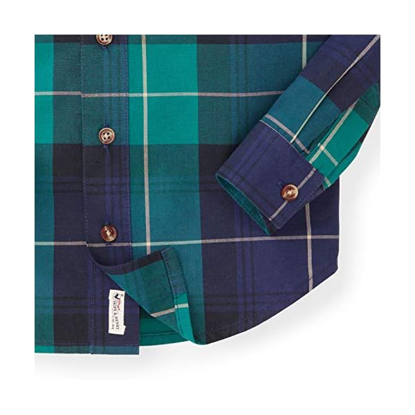 Hope & Henry Boys' Long Sleeve Stretch Poplin Button Down Shirt - Image 4
