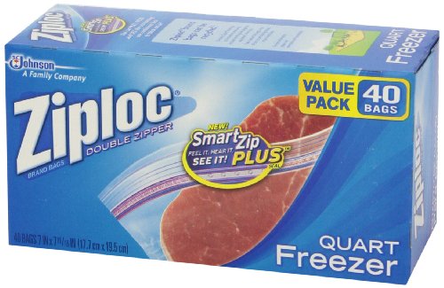 Ziploc Freezer Bags, Quart Size - Image 8