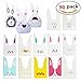 Ohomr Rabbit Ear Bag Candy Gift Dessert Sandwich Snack Biscuits Cookies Cakes Plastic Bags With Cute Bunny Ear Treat Bag For Easter, Party Favors (90 Pcs)