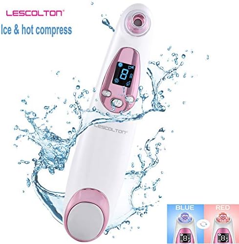 Blackhead Remover Vacuum - Upgraded Hot & Cold Multifunction Electric Skin Facial Pore Cleaner Kit - Vacuum Suction Blackheads Kits with Women Men Face,Nose