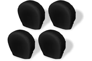 Explore Land Tire Covers 4 Pack - Tough Tire Wheel Protector for Truck, SUV, Trailer, Camper, RV - Universal Fits Tire Diameters 23-25.75 inches, Black