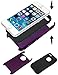 Deegotech IPhone 5 Case, Slim Fit Protection Case Shockproof Hard Rugged Ultra Protective Back Rubber Cover With Dual Layer Impact Protection
