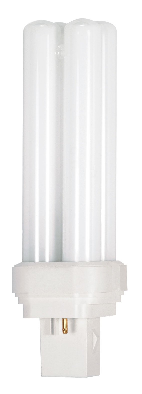 Photo 1 of Satco S6022 2700K 28-Watt GX32D-3 Base T5 Quad 2-Pin Tube for Magnetic Ballasts, Soft White (2700K)