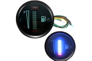 GoolRC Automobile Motorcycle Modified Fuel Meter LED Display Fuel Level Gauge Automobile Motorcycle Universal 52MM 12V DC Boa