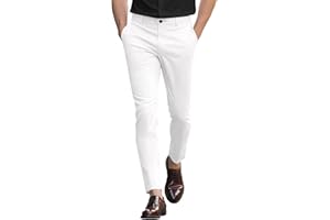 GINGTTO Mens Dress Pants Slim Fit Stretch Chino Pants for Men
