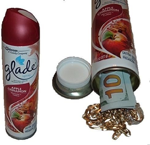 APPLE CINNAMON Air Freshener Can Safe stash hide cash box jewelry money diversion safe metal bank
