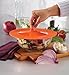 Rachael Ray Accessories 2-Piece Top This! Suction Lid Set, Orange