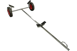 Boat Launching Trailer Wheels Hand Dolly Small Inflatable Boat - Stainless