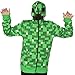 Minecraft Big Boys' Creeper Premium Zip-up Hoodie
