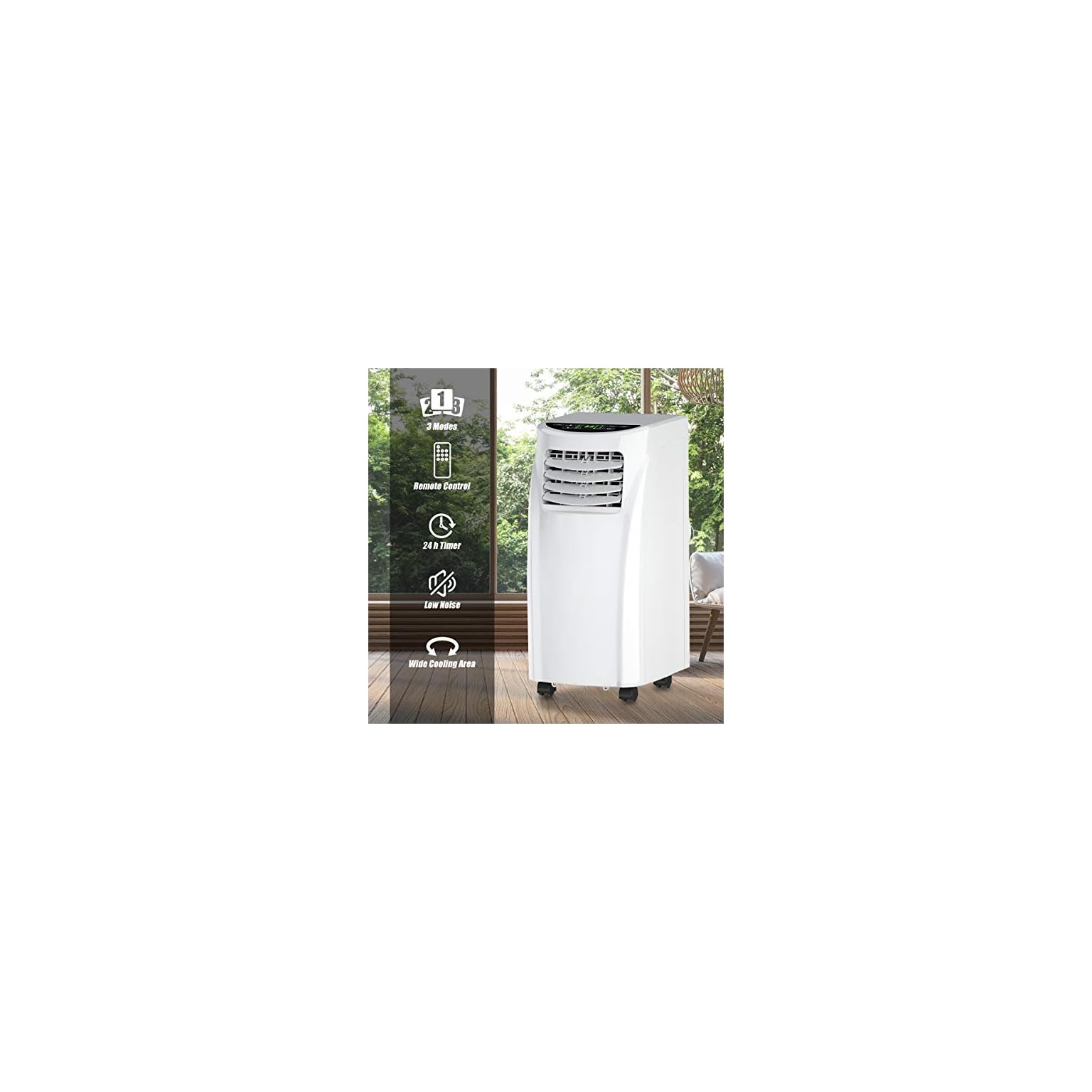 COSTWAY Portable Air Conditioner, 10000 BTU Air Conditioner Unit with