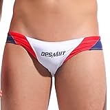 DESMIIT Men's Fashion Swim Briefs,US Medium / Tag XL(32