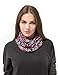 Bentibo Stylish Fashion Floral Light Weight X-large Infinity Scarf for Women Hot Pink