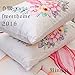 Home4Joys Flowers Unicorn White Bedding Sets Pillows Case with Full Queen Duvet Cover Cotton Bedding Comforter Set Queen Size
