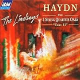 Disco de Franz Joseph Haydn: «Haydn: The Three String Quartets, "Tost II",  Op 55 1-3» (Anverso)