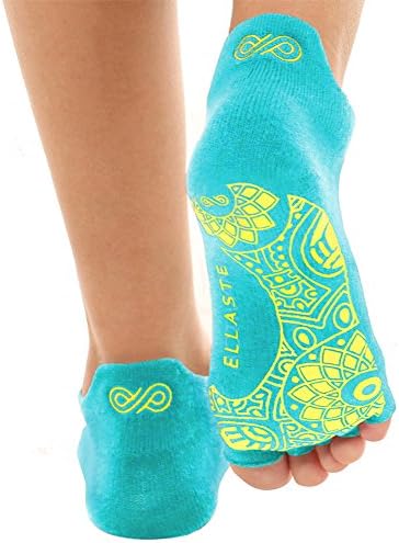 Ellaste Yoga Socks Non Slip โ Anti Skid Grip Sock Yoga Pilates Barre Women Girls Men Boys