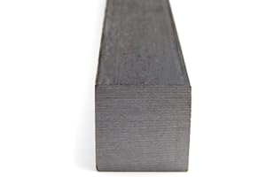 ONLINE METALS A36 Carbon Steel Square Bar, Unpolished (Mill) Finish, ASTM A36, 1" Thickness, 1" Width, 36" Length, OnlineMetals