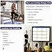 PLANNERPRO Large 12 month Dry Erase Calendar 2021- Laminated, 60