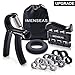 IMENSEAS Hand Grip Strengthener 6 Pack, Grip Strength Tester Trainer, Hand Grip Strengthener Adjustable Hand Gripper, Finger Stretcher Resistance Extensor Bands, Grip Strength Ring, Stress Ball