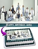 Greys Anatomy Edible Image Cake Topper Personalized